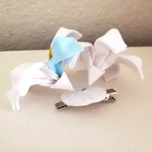 Genshin Impact Custom Handmade Lumine Cosplay Flower Hair Clip Accessories | Genshin Impact Custom Handmade Lumine Cosplay  main image 4